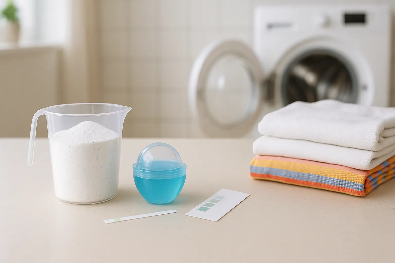Dosage du détergent : déterminer la quantité adaptée en fonction de la dureté de l'eau et du degré de salissure