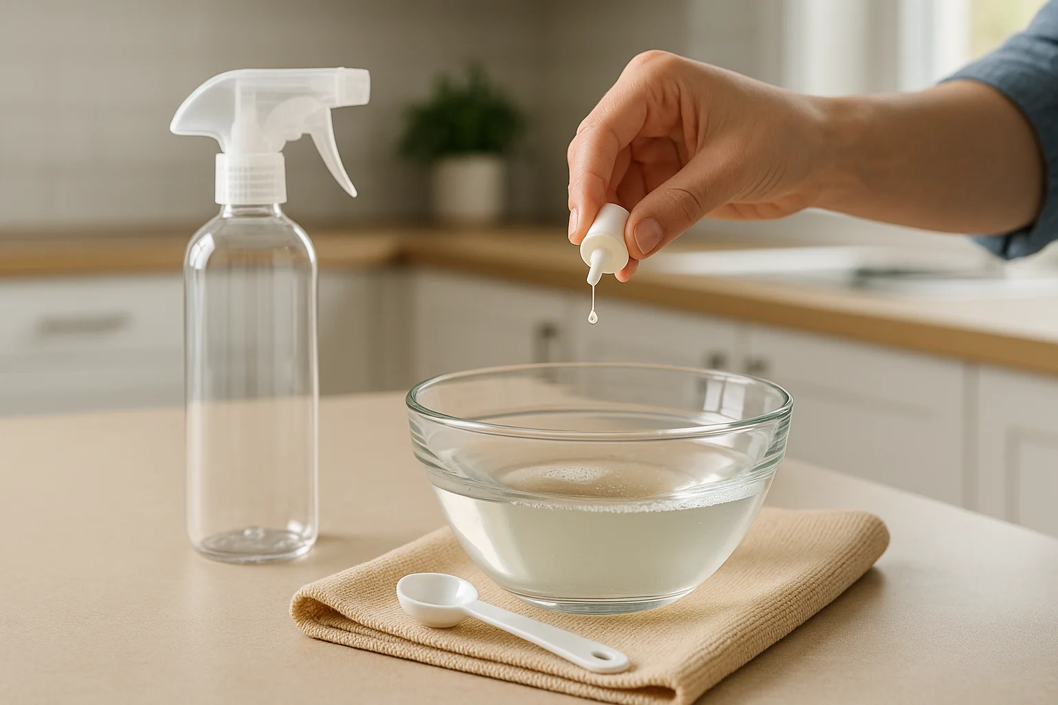 Einfacher Allzweckreiniger: Wann ein DIY-Rezept sinnvoll ist und wann nicht – Variante 2
