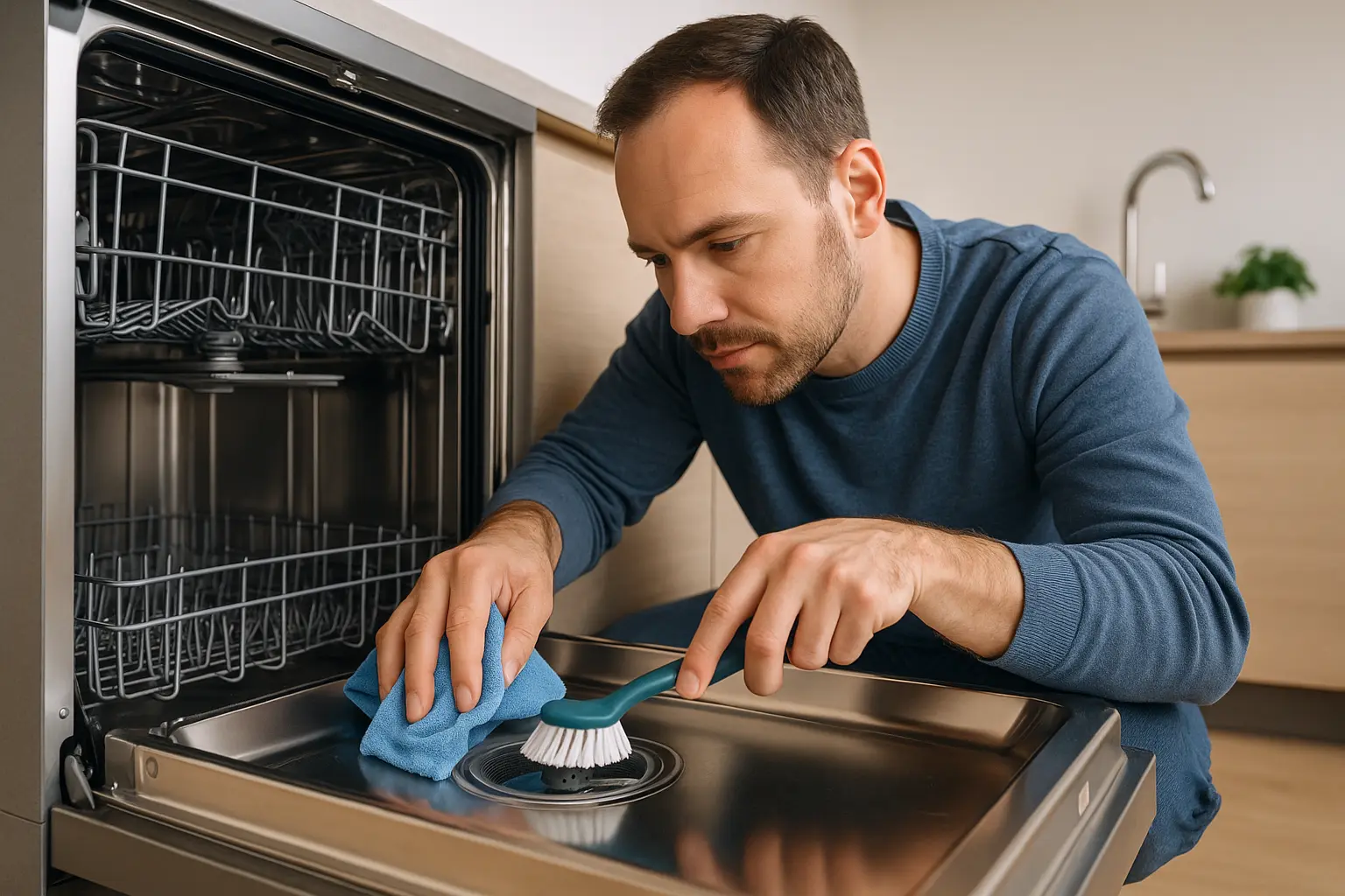 Cleaning the dishwasher: tips for cleanliness